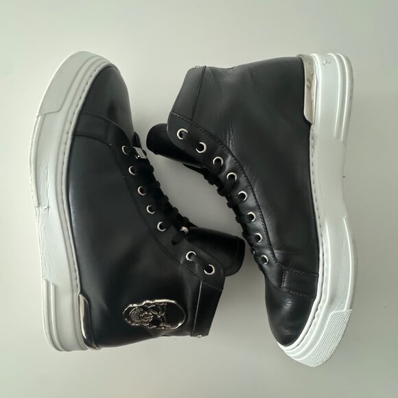 Philipp Plein Hi-Top Sneakers The $kull TM, Size 43 - Picture 7 of 17